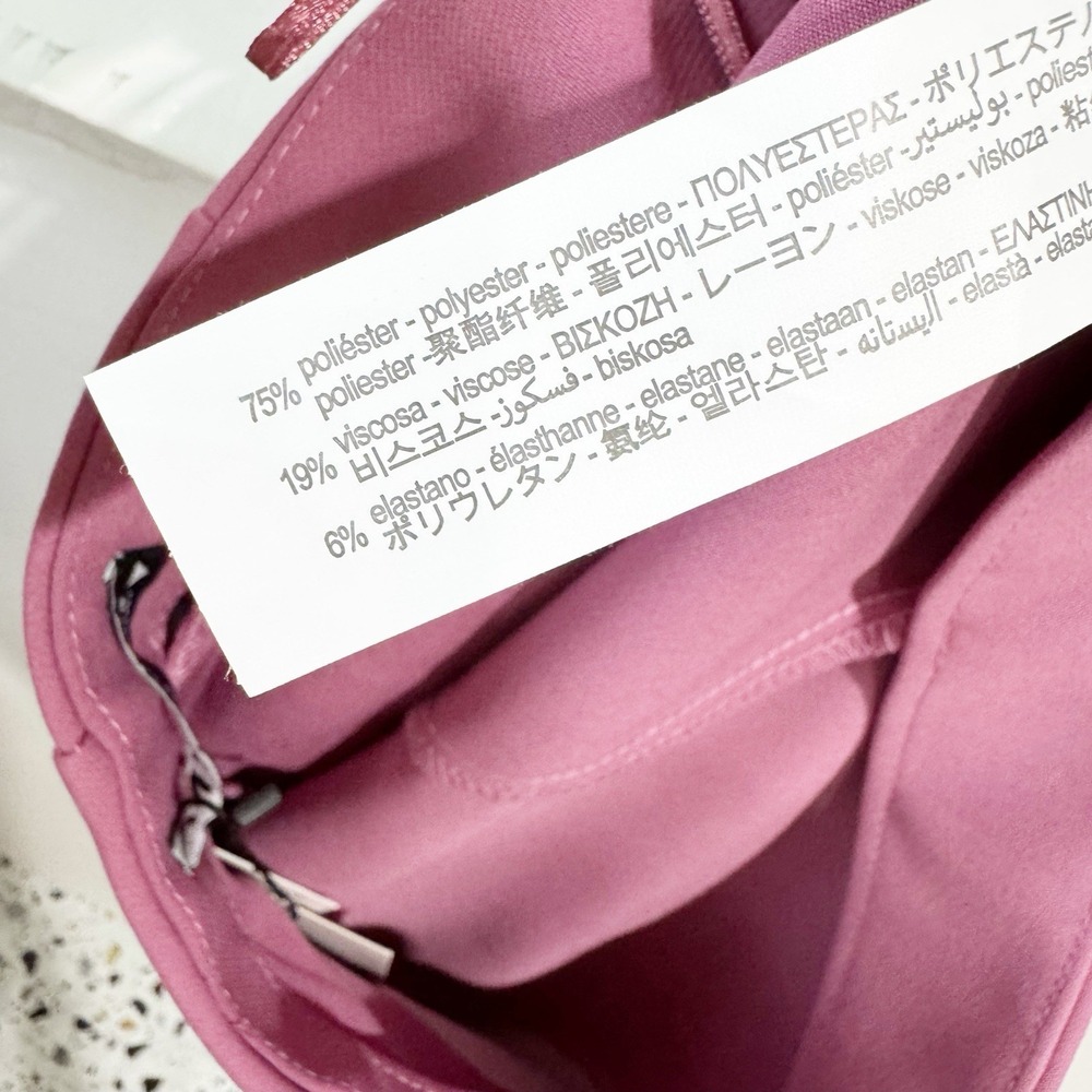 Zara Women Small Purple Asymmetrical Faux Wrap Skort - Picture 3 of 6